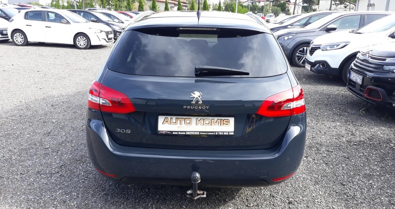 Peugeot 308 cena 41999 przebieg: 186000, rok produkcji 2020 z Trzemeszno małe 211